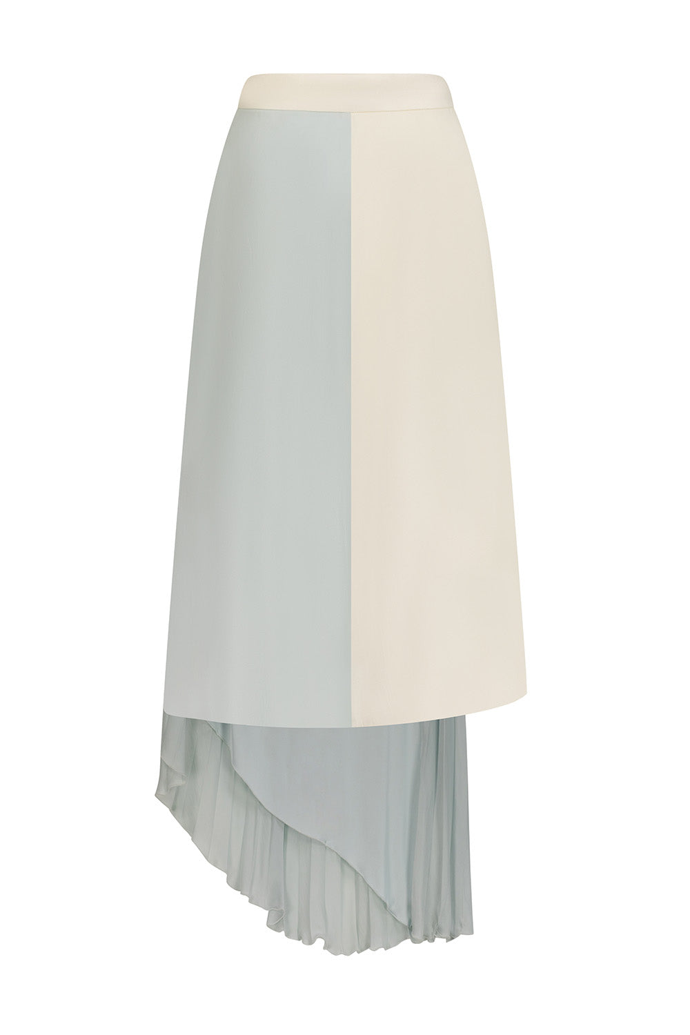 Asymmetric Layered Skirt