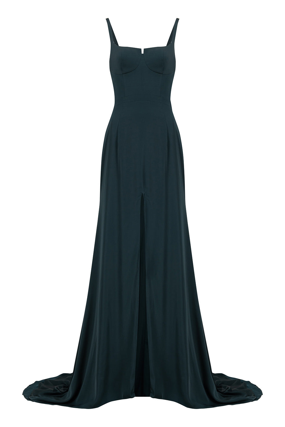 Emerald Grace Evening Gown