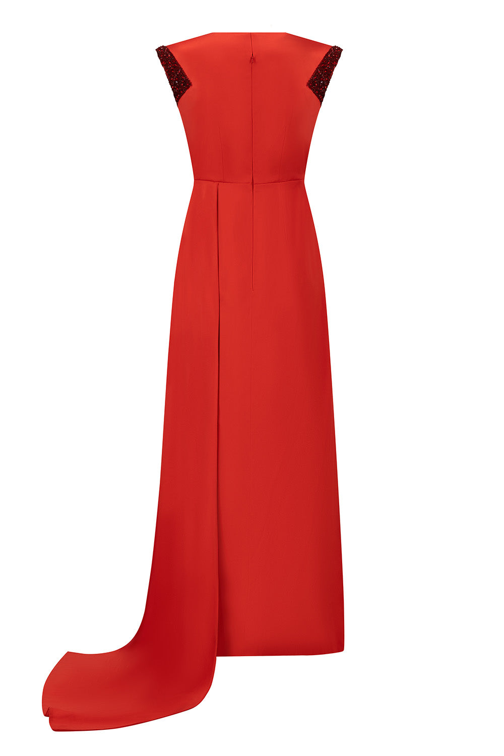 Scarlet Embellished Gown