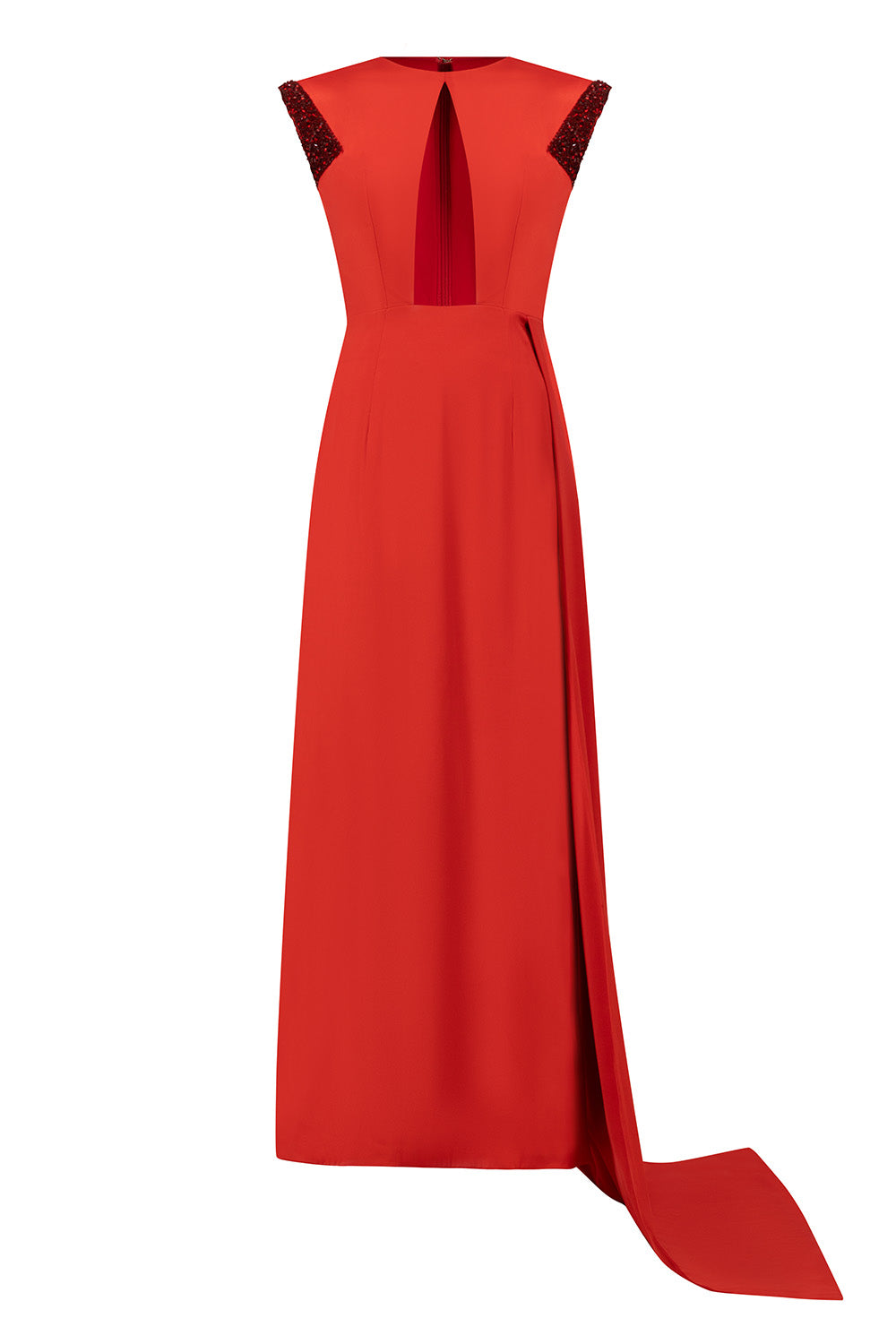 Scarlet Embellished Gown