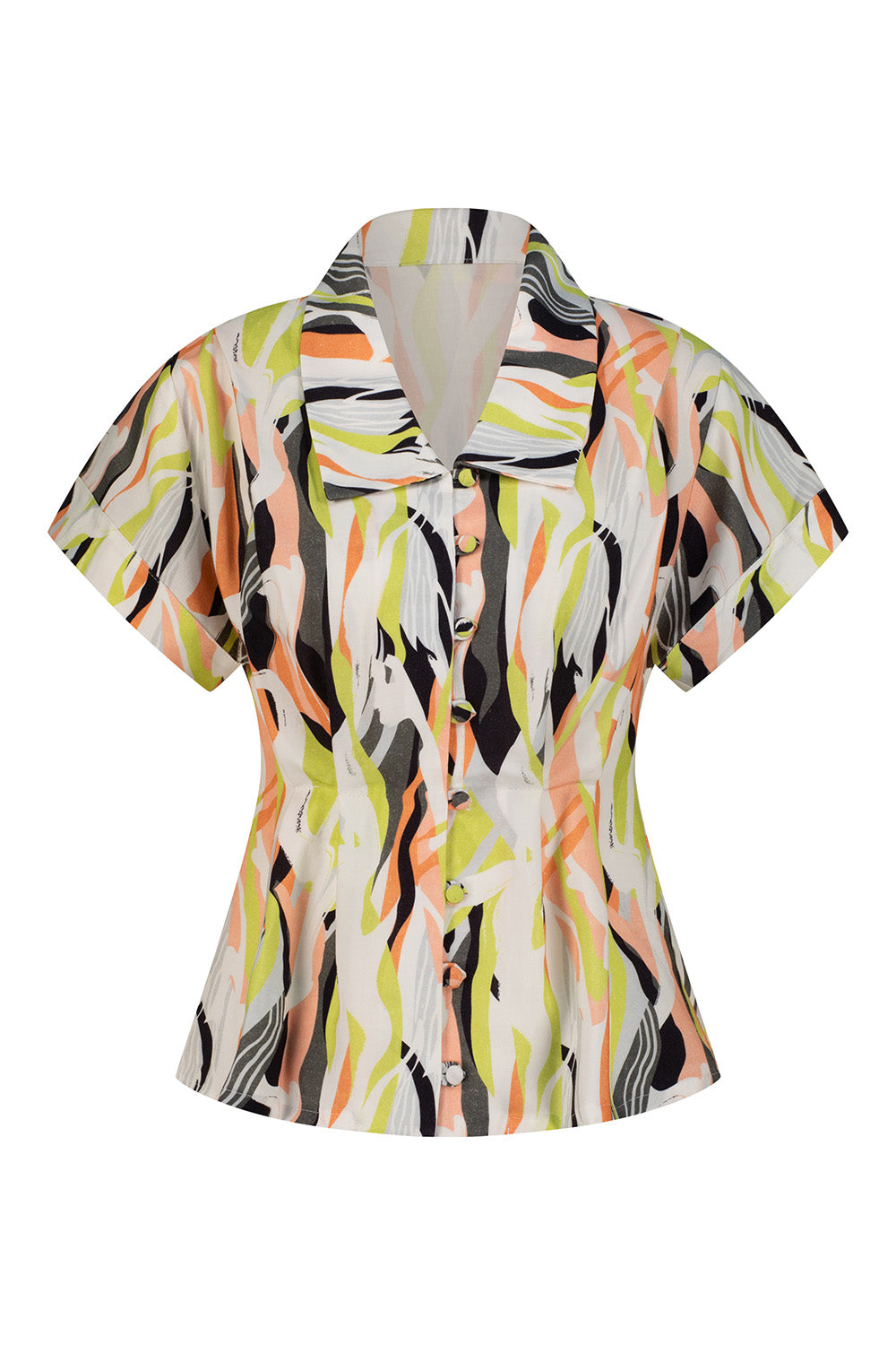 Verdant Flame Blouse