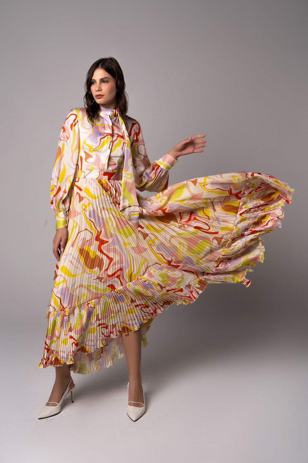 The Abstract Flow Dress