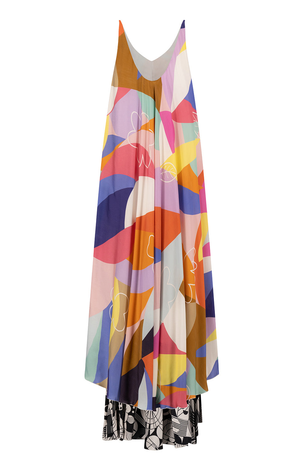 The Abstract Harmony Maxi Dress